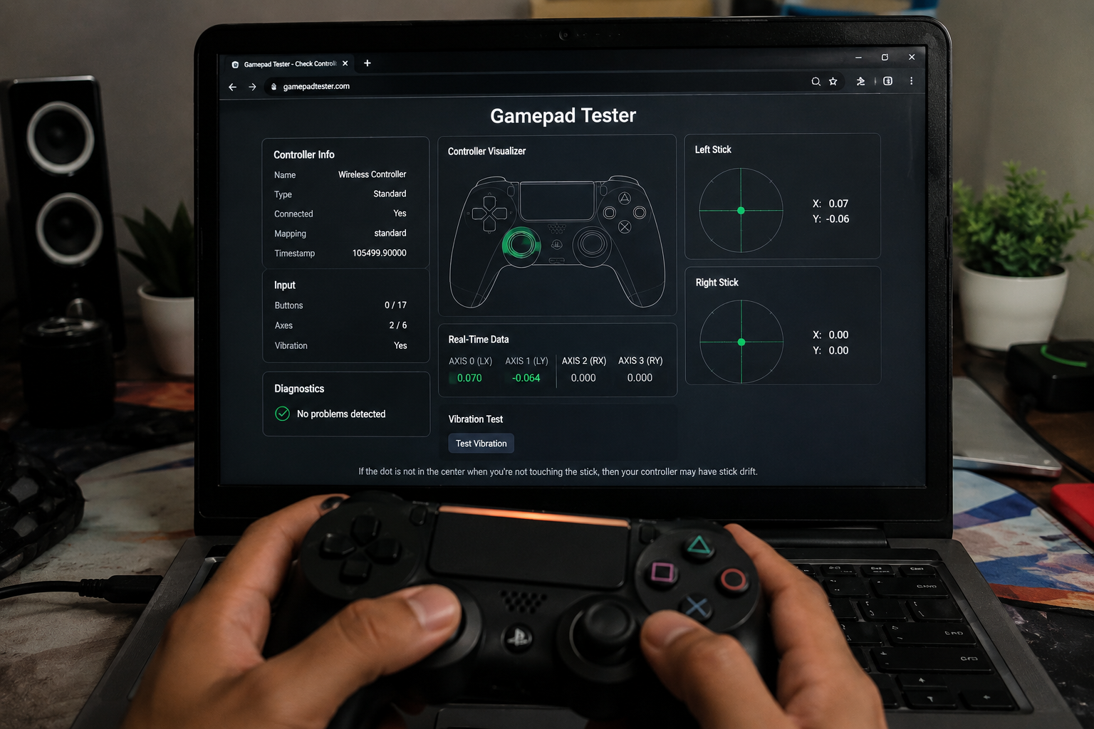 How to Test If Your Controller Has Stick Drift