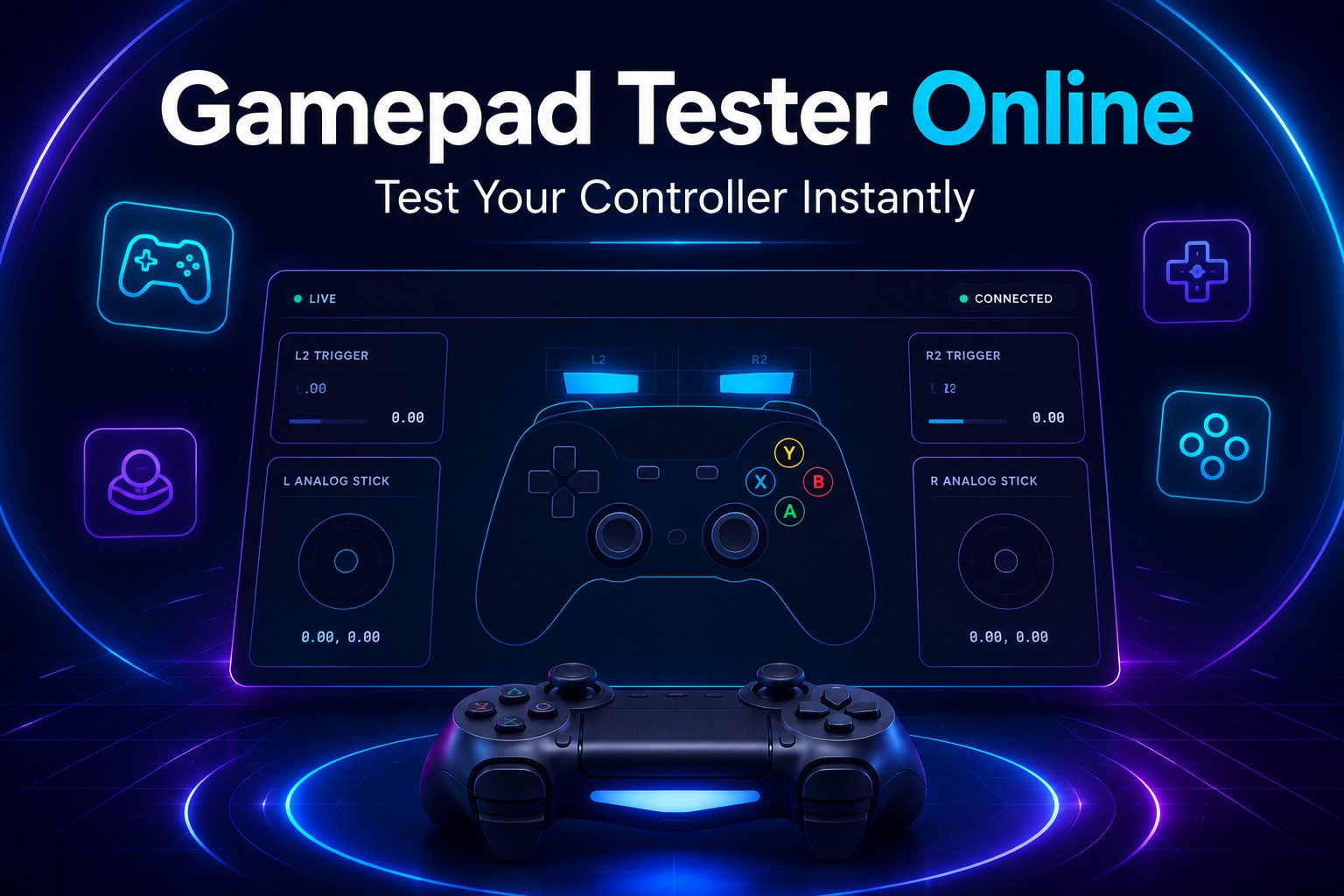 Gamepad Tester PS4 Test Your DualShock 4 Controller Online