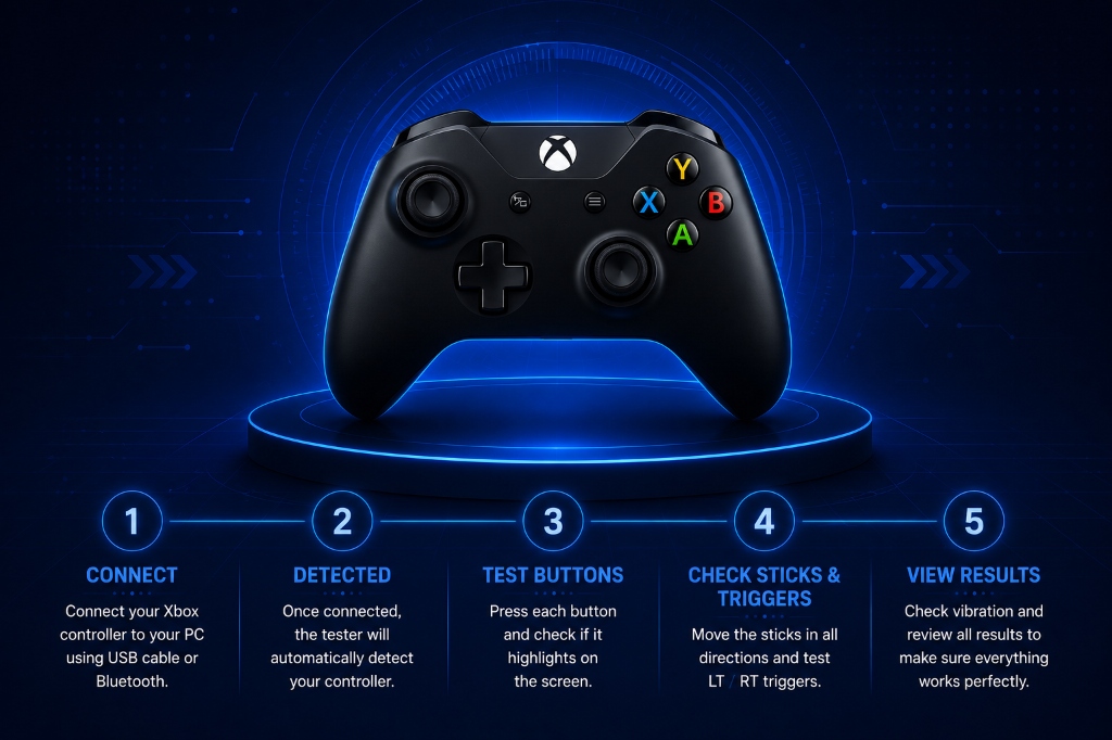 Step by Step Xbox Controller Testing Guide
